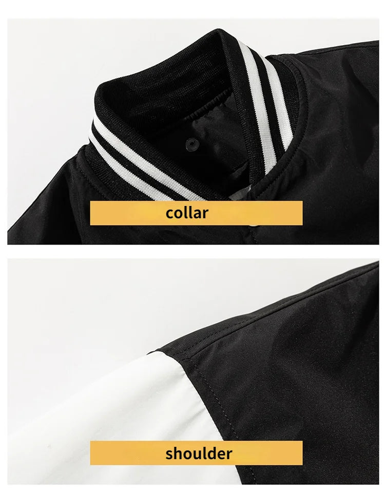 Veste d'université d'hiver pour hommes et femmes, veste de Baseball Hip Hop avec lettres brodées, Vintage, mode Streetwear, manteau à capuche, vêtements rétro