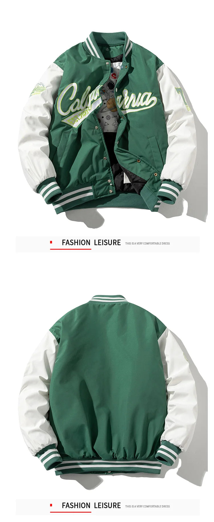 Veste d'université d'hiver pour hommes et femmes, veste de Baseball Hip Hop avec lettres brodées, Vintage, mode Streetwear, manteau à capuche, vêtements rétro