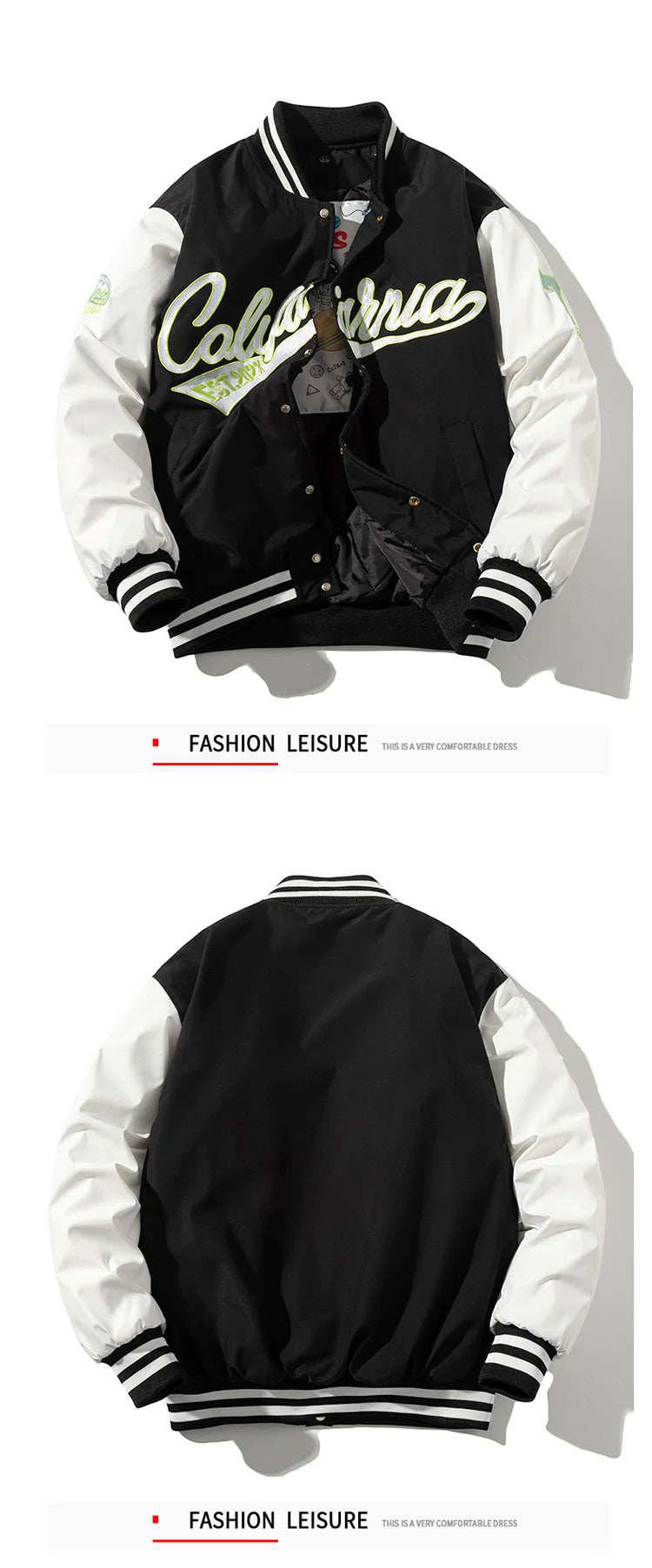 Veste d'université d'hiver pour hommes et femmes, veste de Baseball Hip Hop avec lettres brodées, Vintage, mode Streetwear, manteau à capuche, vêtements rétro