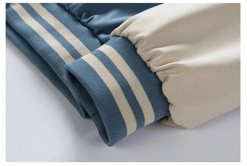 Vestes de Baseball à capuche pour hommes, Streetwear tendance, nouvelle mode polaire chaude d'hiver, faux manteaux deux pièces amples et décontractés 3XL