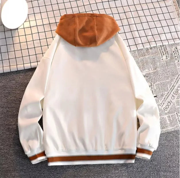 Veste à capuche avec lettres d'étudiant pour hommes et femmes, nouvelle marque assortie avec tout, tendance, uniforme de Baseball universitaire de haute qualité, automne
