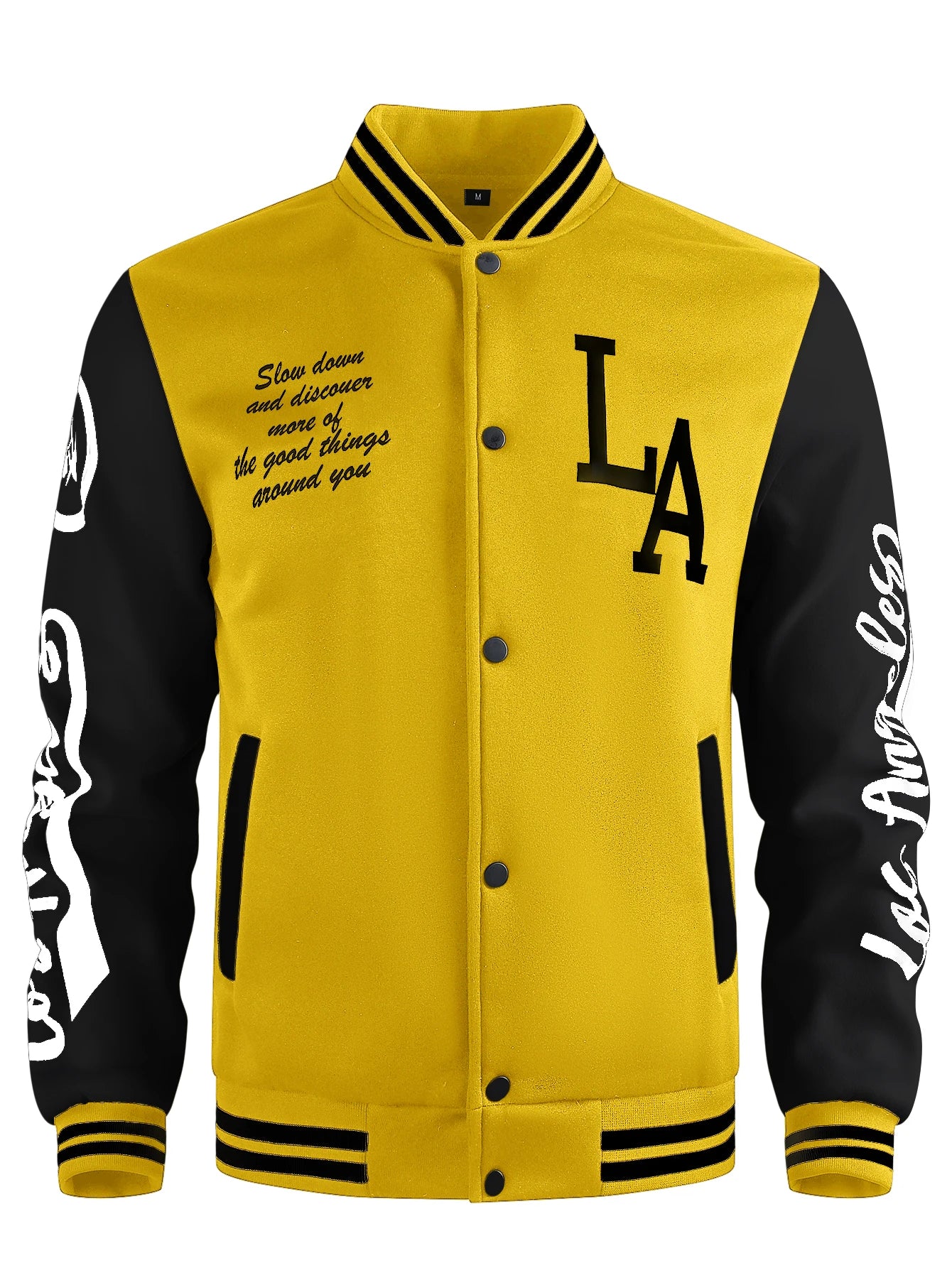 Veste Happator pour hommes avec lettre LA brodée, vestes universitaires vintage, uniforme de baseball coréen pour hommes, combinaison patchwork, printemps, nouveau, 2025