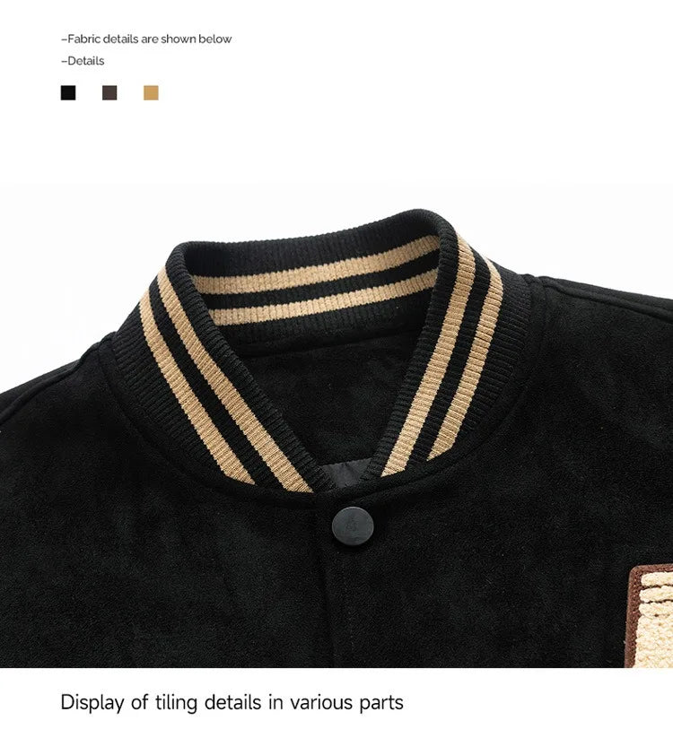 Nouvelle veste de Baseball hommes mode vestes brodées manteaux haute rue vêtements d'extérieur homme Bomber veste Hip Hop vêtements haut