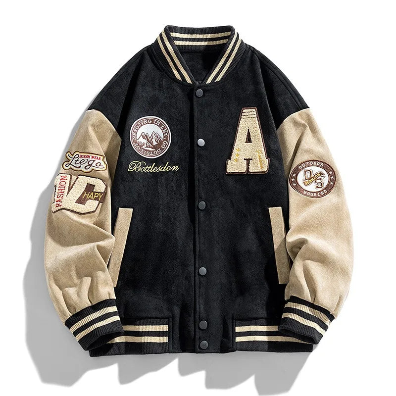 Nouvelle veste de Baseball hommes mode vestes brodées manteaux haute rue vêtements d'extérieur homme Bomber veste Hip Hop vêtements haut