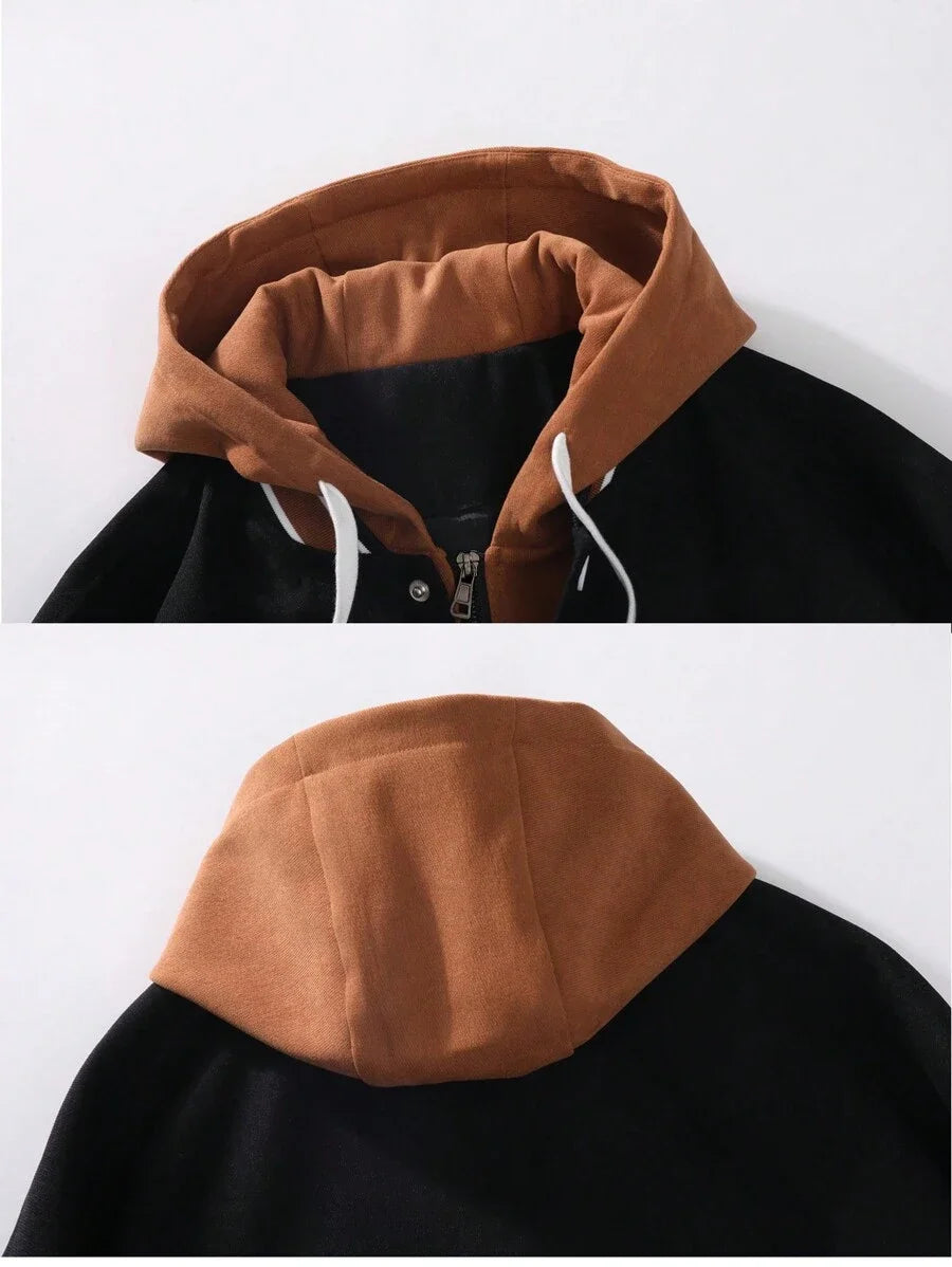 Veste à capuche avec lettres d'étudiant pour hommes et femmes, nouvelle marque assortie avec tout, tendance, uniforme de Baseball universitaire de haute qualité, automne