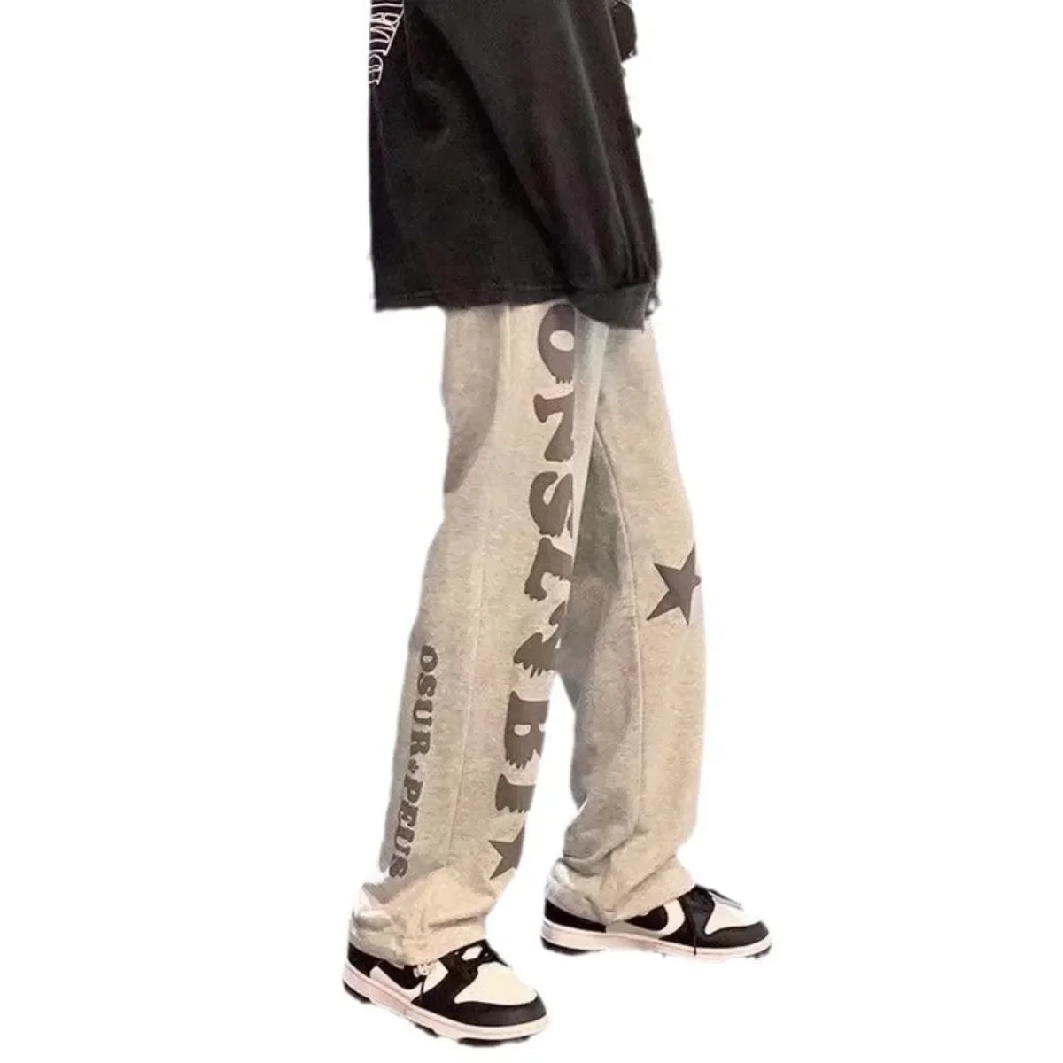Nouveaux hommes pantalons de survêtement légers couleur unie Joggers impression hommes Baggy pantalon Streetwear pantalons longs hommes tendance polyvalent
