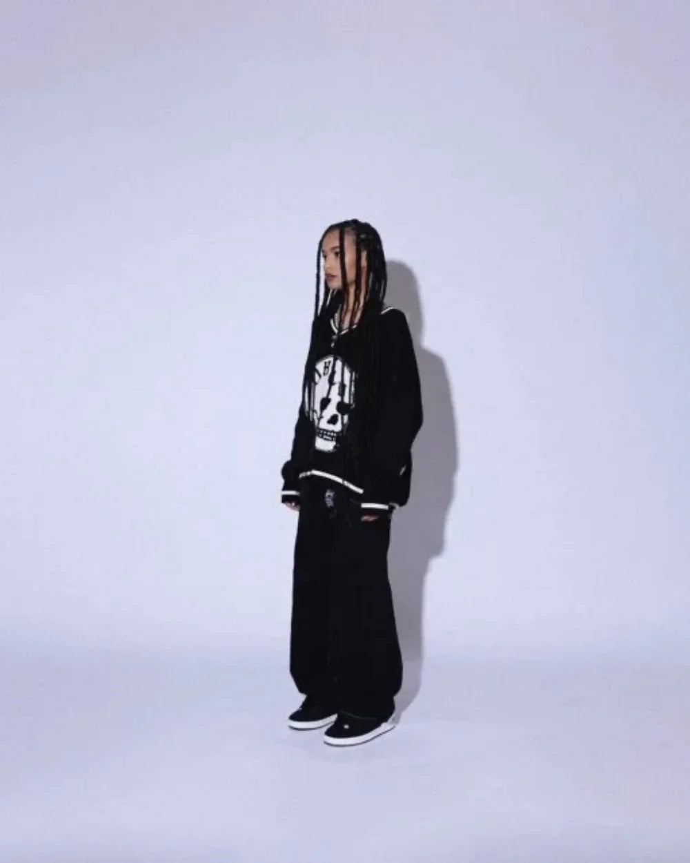 Nouveau Baggy décontracté jambe large Jean hommes rue rétro Hip Hop imprimé Jean tendance mode noir taille haute Jean Y2k hommes vêtements 2023