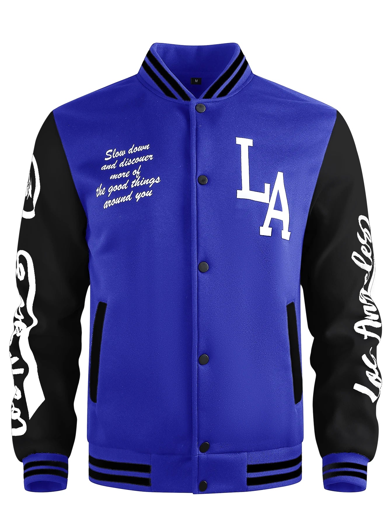 Veste Happator pour hommes avec lettre LA brodée, vestes universitaires vintage, uniforme de baseball coréen pour hommes, combinaison patchwork, printemps, nouveau, 2025