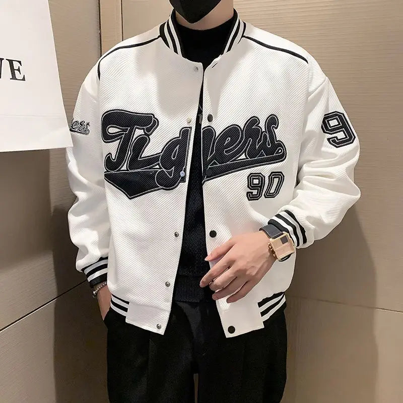 Veste d'uniforme de Baseball pour hommes, nouvelle marque tendance, veste lourde, vêtements décontractés à la mode pour printemps et automne