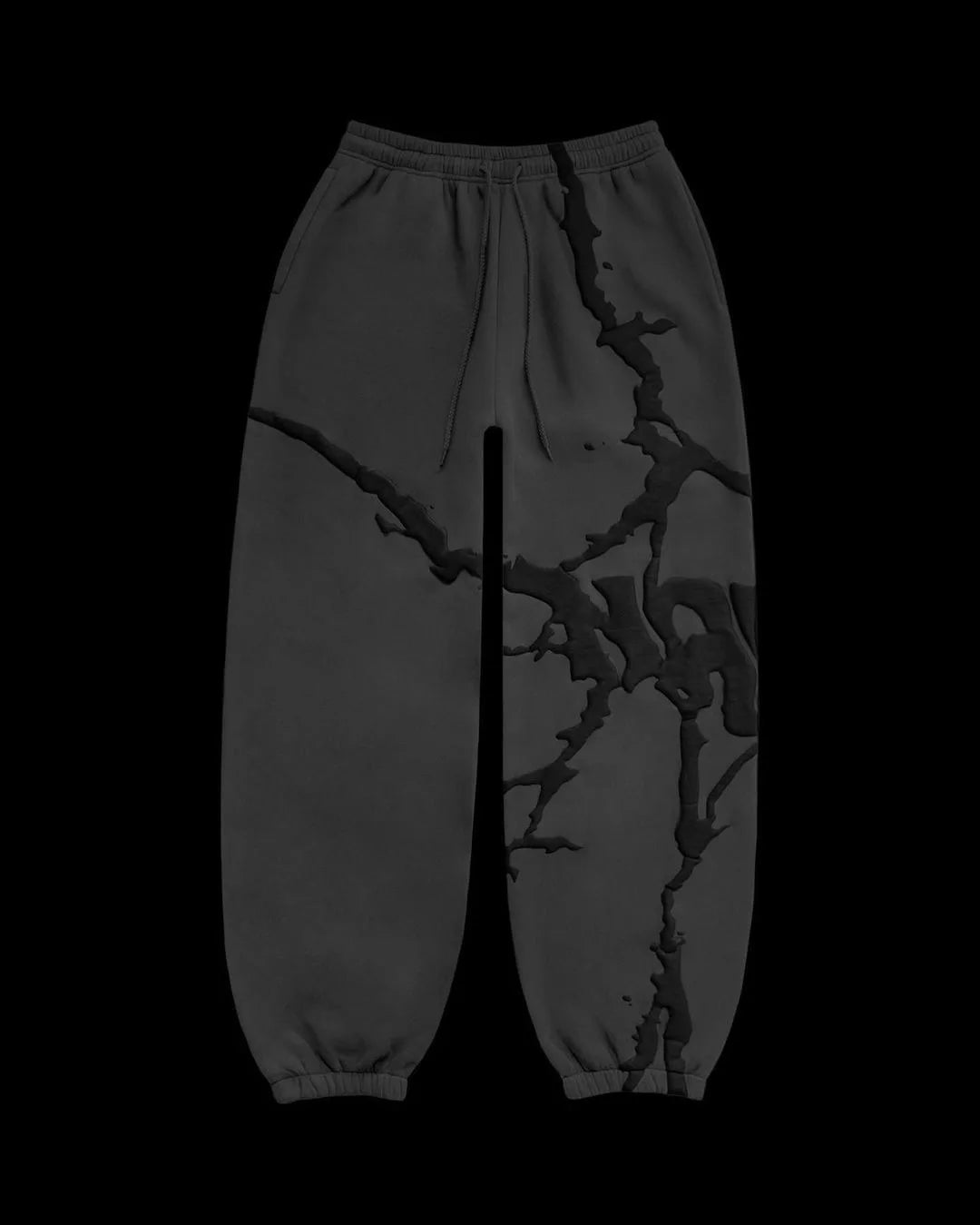 2025 transfrontalier européen et américain automne et hiver nouveau sweat à capuche imprimé mousse Vintage épaissi ensemble ample pour hommes en Stock