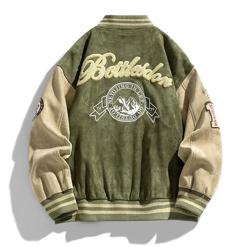 Nouvelle veste de Baseball hommes mode vestes brodées manteaux haute rue vêtements d'extérieur homme Bomber veste Hip Hop vêtements haut
