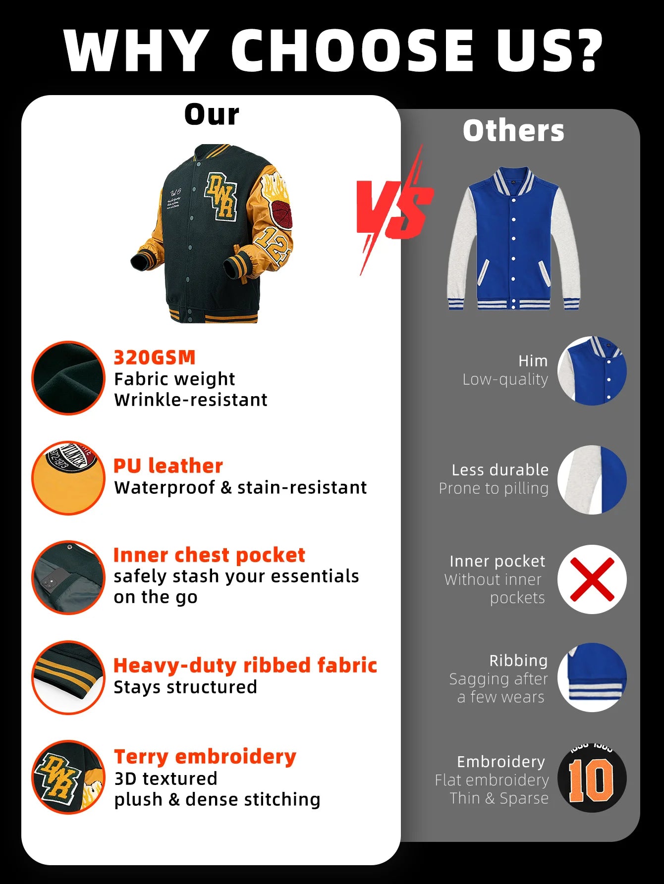 Veste décontractée pour hommes Bomber brodé veste universitaire coupe-vent BomberStyle flamant basket-ball couleur bloc vêtements d'extérieur