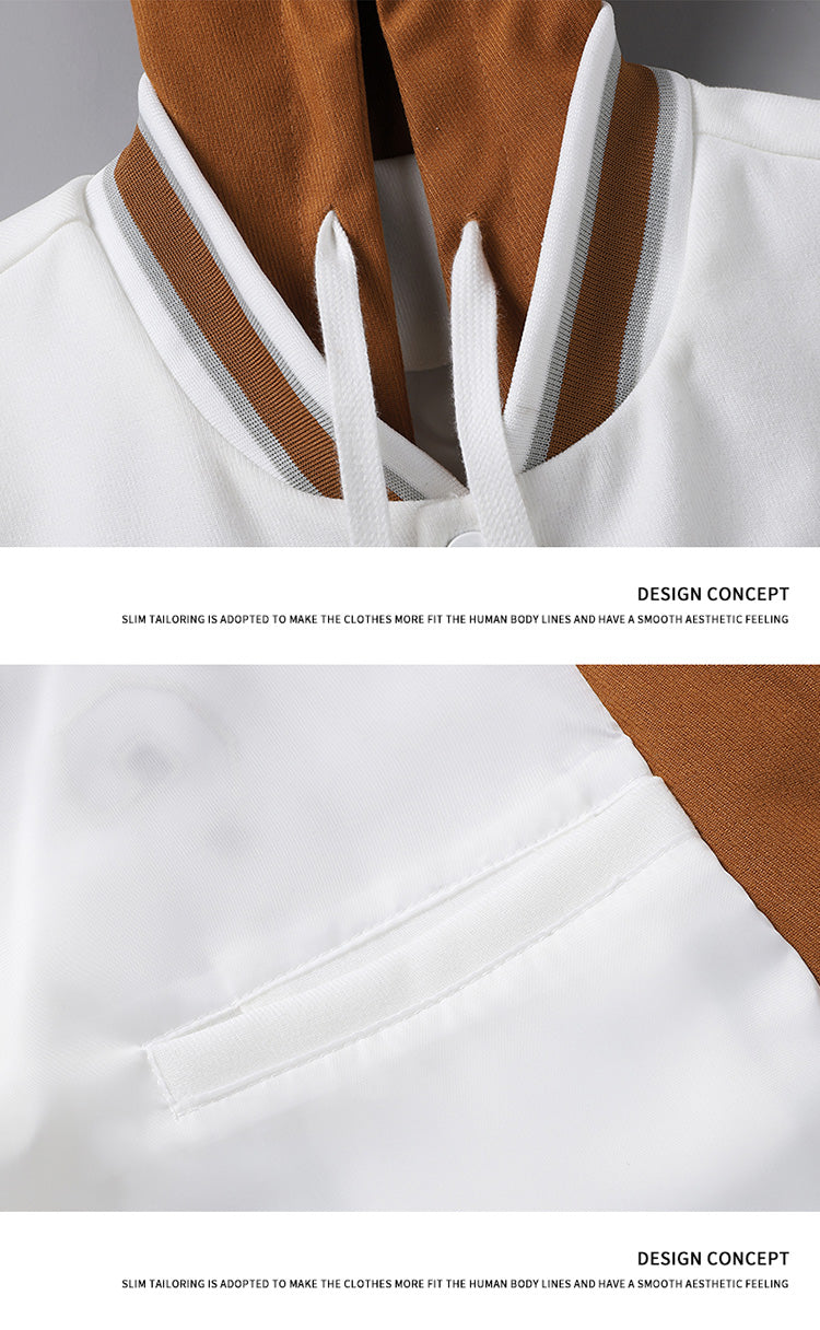 ChimBrand-Veste d'uniforme de baseball universitaire pour hommes et femmes, veste à capuche pour étudiants, grande taille, tout match, automne, haute qualité, nouveau