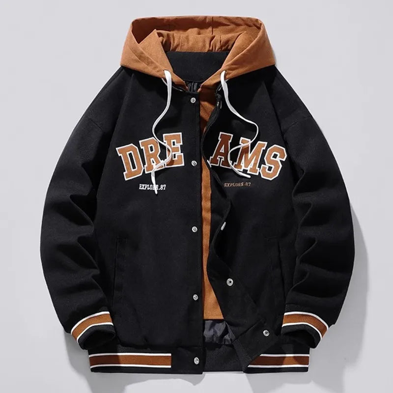 ChimBrand-Veste d'uniforme de baseball universitaire pour hommes et femmes, veste à capuche pour étudiants, grande taille, tout match, automne, haute qualité, nouveau