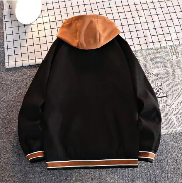 Veste à capuche avec lettres d'étudiant pour hommes et femmes, nouvelle marque assortie avec tout, tendance, uniforme de Baseball universitaire de haute qualité, automne