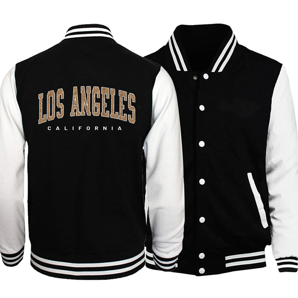 Seaport Angel City Los Angeles Lettre Impression Vestes Hommes S-5XL Sourire Uniforme De Baseball Surdimensionné Everthingadt Manteau De Mode