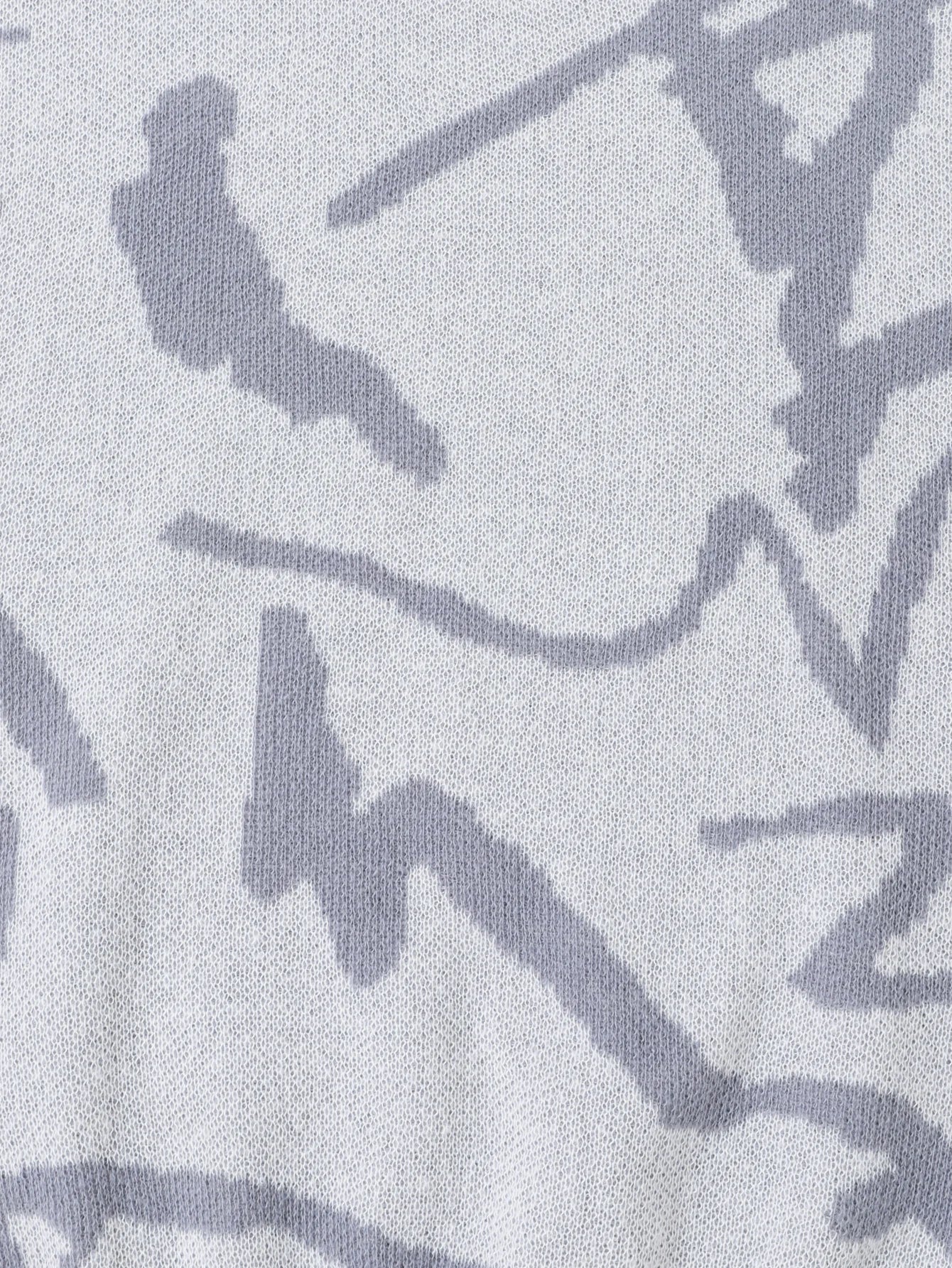 Nouveau populaire printemps automne Graffiti Jacquard motif pull pull décontracté col rond contraste couleur tricoté hommes pull