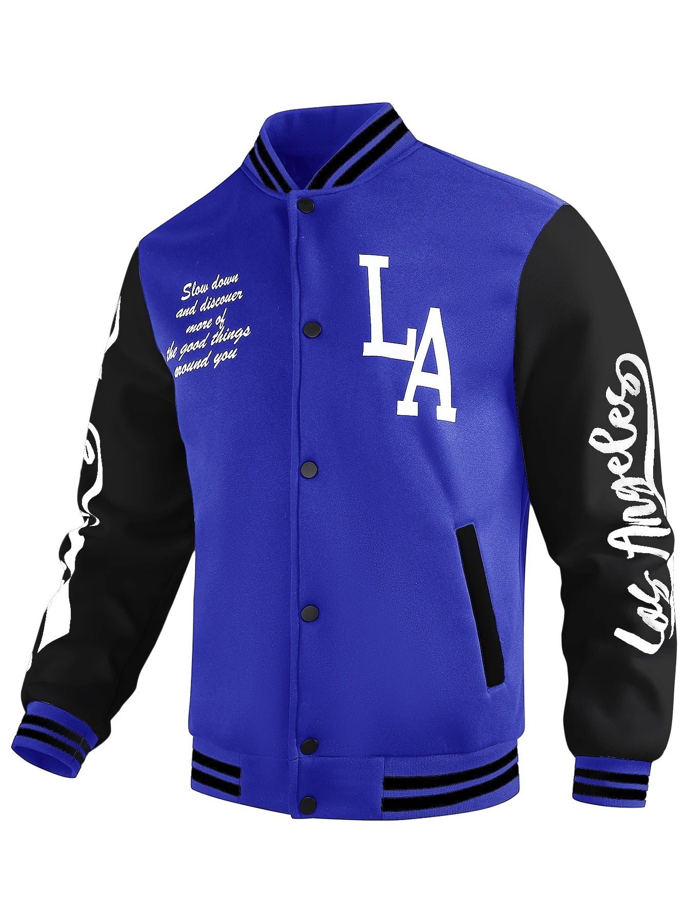 Veste Happator pour hommes avec lettre LA brodée, vestes universitaires vintage, uniforme de baseball coréen pour hommes, combinaison patchwork, printemps, nouveau, 2025