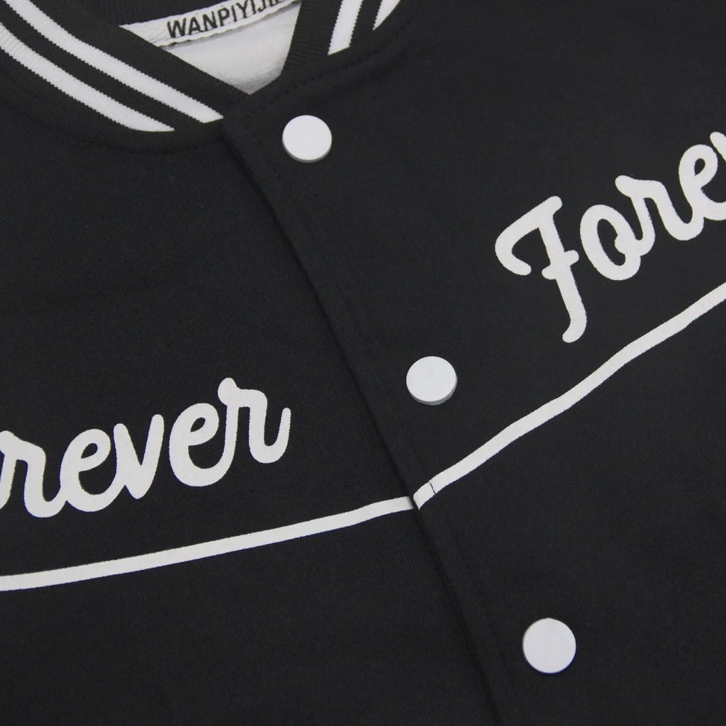 Vestes de Baseball pour Garçon et Fille, Manteau Décontracté avec Lettres Imprimées, à la Mode, pour Printemps et Automne, pour Enfant de 5 à 12 Ans, 2024