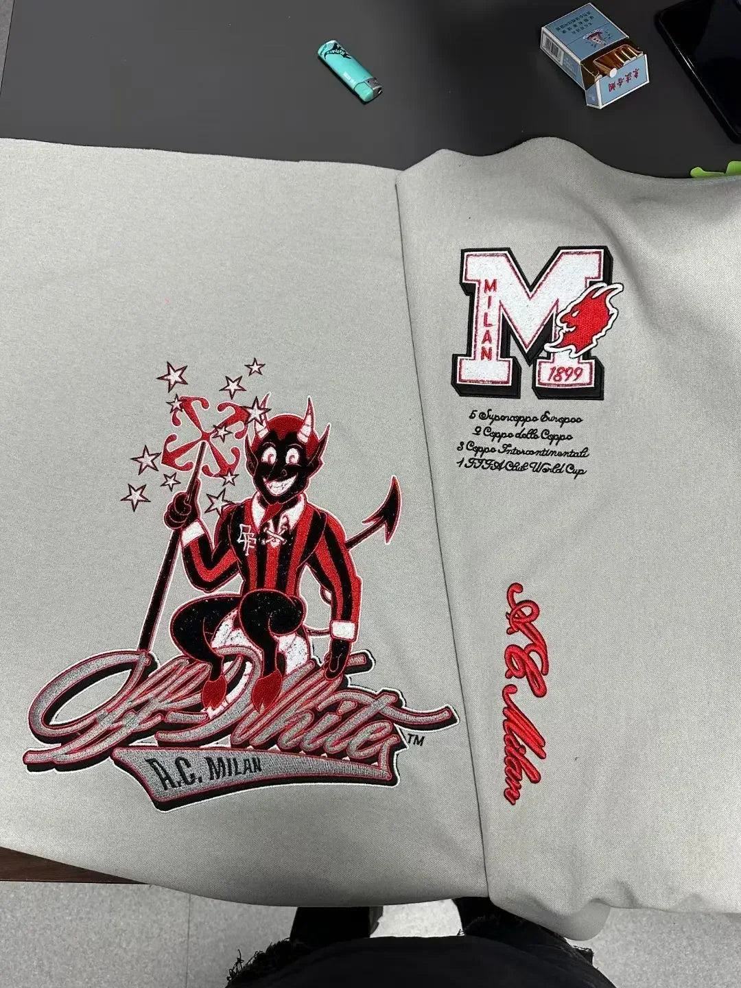 Uniformes de baseball en brique chaude avec lettres brodées lourdes pour hommes et femmes, hauts américains d'automne et d'hiver, tendance de la mode rétro