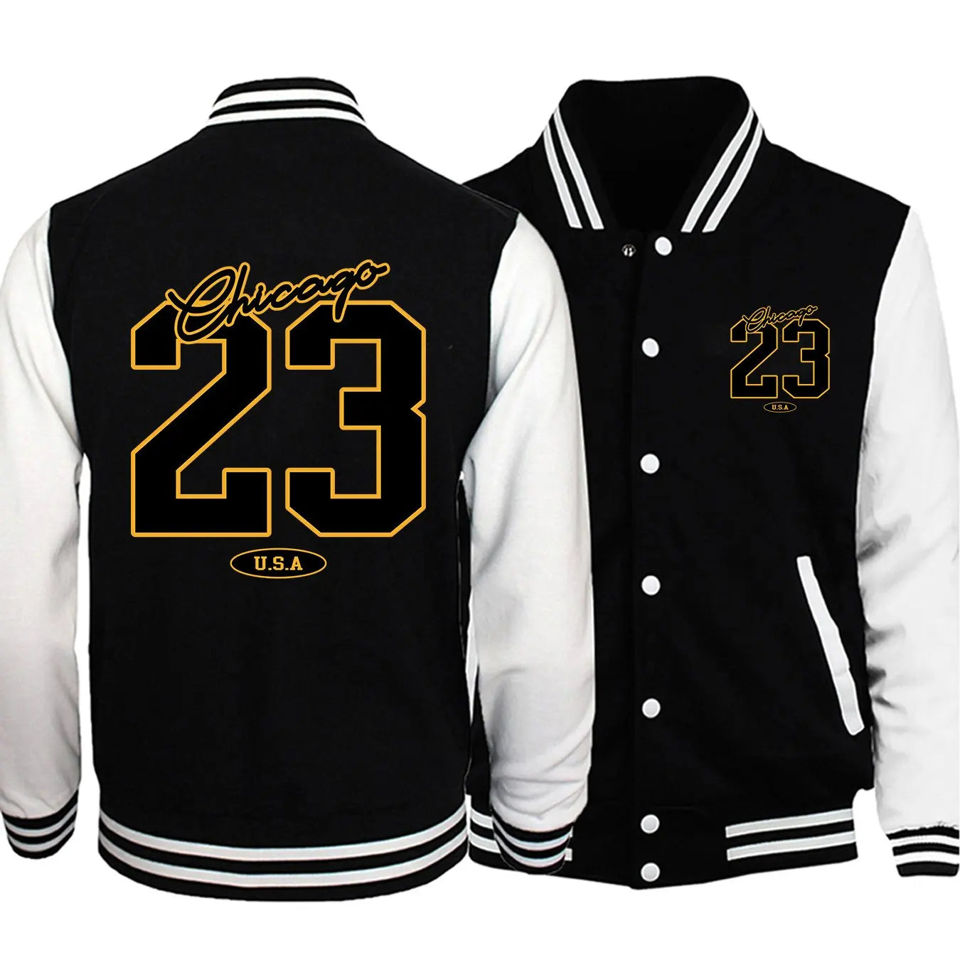 Un baseball de Chicago convient aux temps frais et une veste qui combina le confort et le style est unisexe