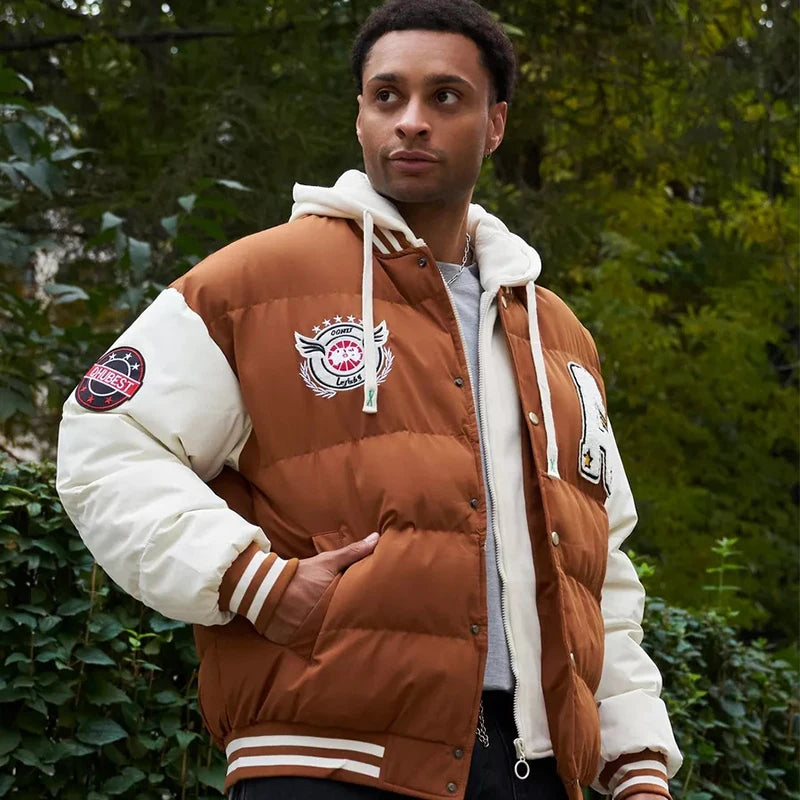 2025 nouveau hiver hommes en plein air coupe-vent chaud voyage veste hommes automne à capuche décontracté mode Sport marque veste ample mâle manteau haut