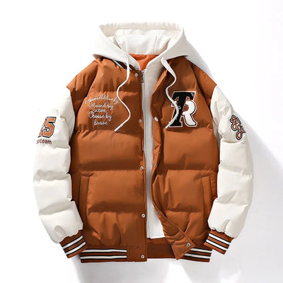 Veste rembourrée en coton pour hommes et femmes, vêtements de rue, manteau de haute qualité, grand, hiver, nouveau, 2023