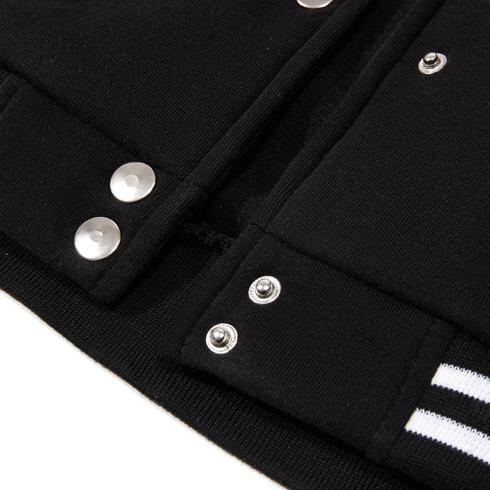 Veste de Baseball imprimée Your Attitude pour hommes, haut ample et décontracté, vêtements polaires d'automne, manteau Hip Hop américain