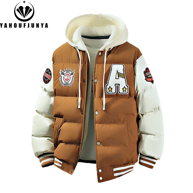 2025 nouveau hiver hommes en plein air coupe-vent chaud voyage veste hommes automne à capuche décontracté mode Sport marque veste ample mâle manteau haut
