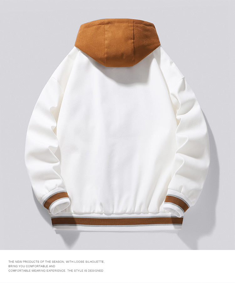 ChimBrand-Veste d'uniforme de baseball universitaire pour hommes et femmes, veste à capuche pour étudiants, grande taille, tout match, automne, haute qualité, nouveau