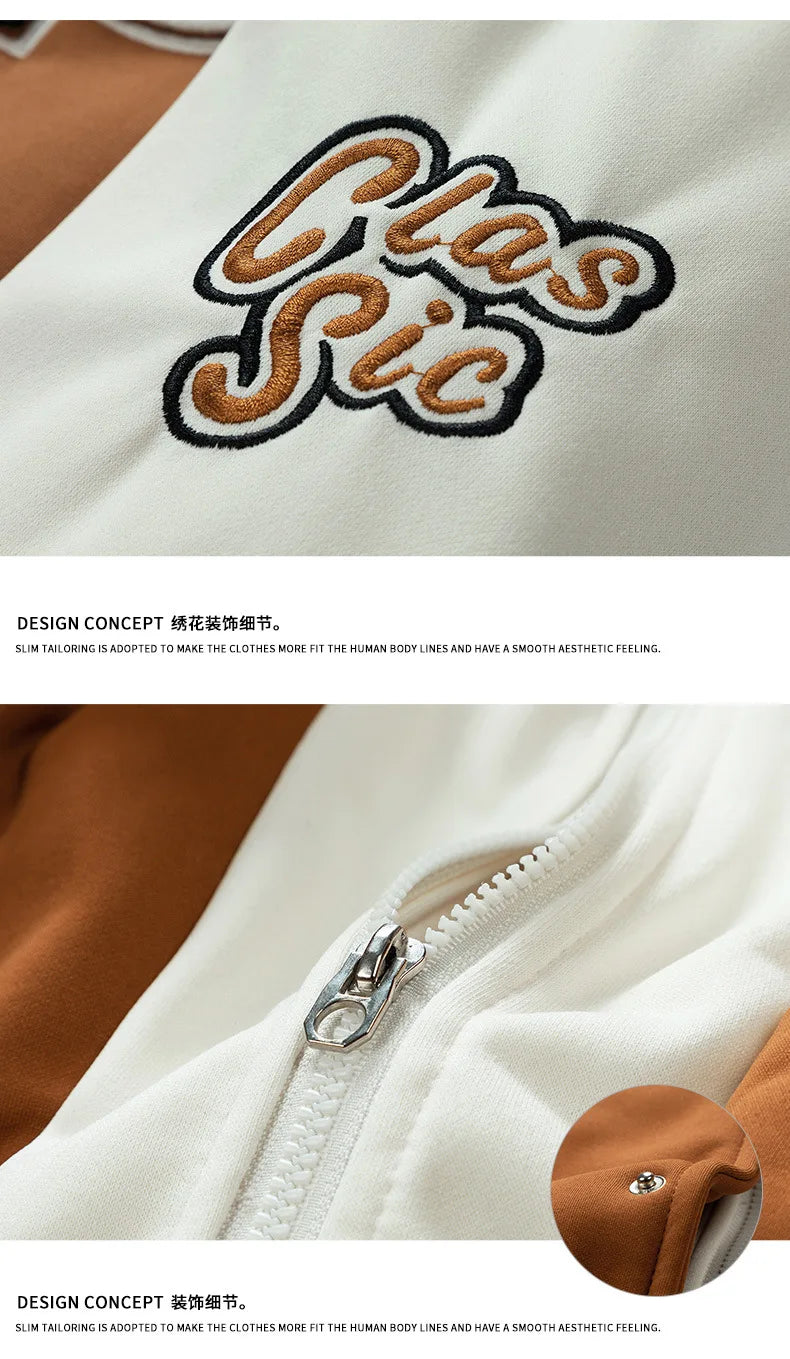 Nouvelle mode hommes vestes de Baseball à capuche mâle faux deux pièces sweat vestes manteaux d'hiver qualité homme Cardigan sweats 3XL