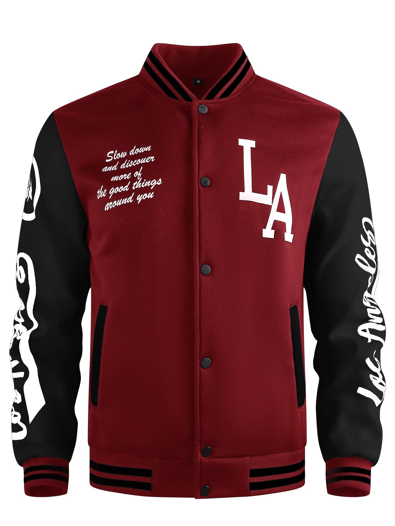 Veste Happator pour hommes avec lettre LA brodée, vestes universitaires vintage, uniforme de baseball coréen pour hommes, combinaison patchwork, printemps, nouveau, 2025