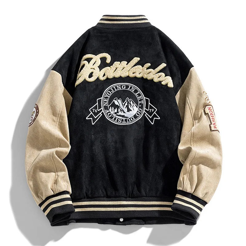 Nouvelle veste de Baseball hommes mode vestes brodées manteaux haute rue vêtements d'extérieur homme Bomber veste Hip Hop vêtements haut