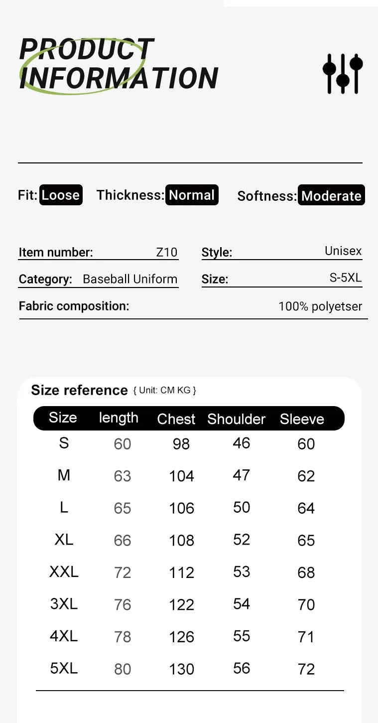 Redeline – maillot de Baseball imprimé pour homme, équipement de basket-ball, Hip Hop, polaire, Streetwear, automne, vestes décontractées pour hommes