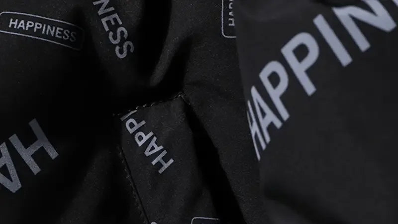 Veste à capuche épaisse coupe-vent pour hommes avec poches et cordon de serrage décontracté lettre imprimée vêtements d'extérieur polyvalents chaud et élégant pour décontracté