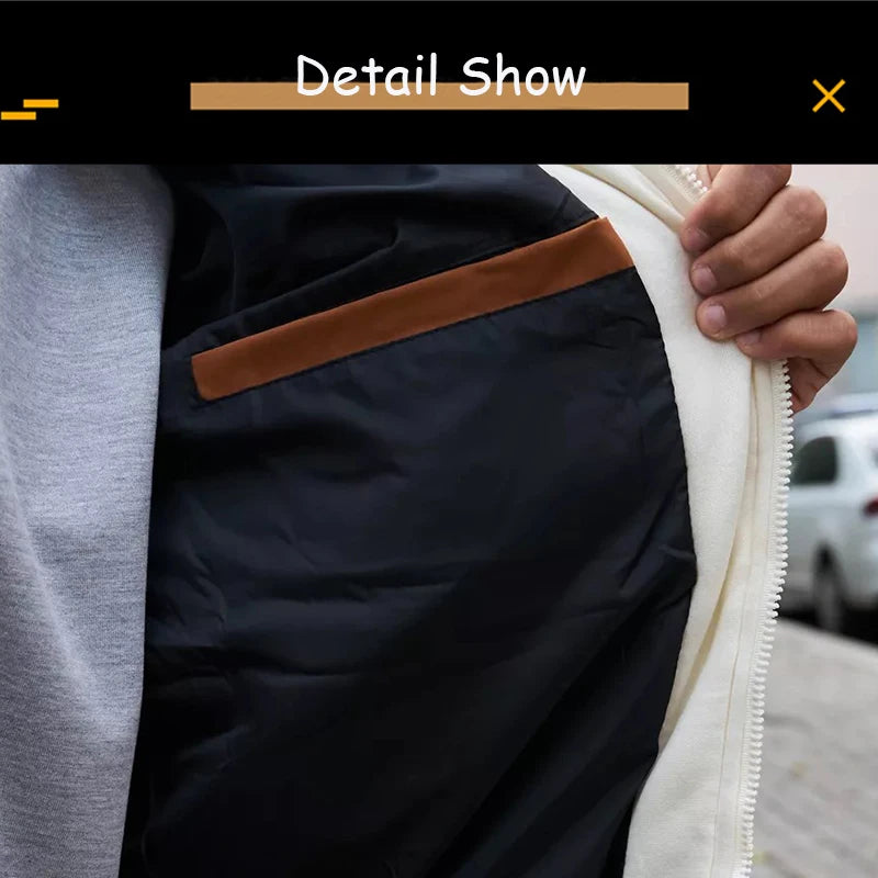 2025 nouveau hiver hommes en plein air coupe-vent chaud voyage veste hommes automne à capuche décontracté mode Sport marque veste ample mâle manteau haut