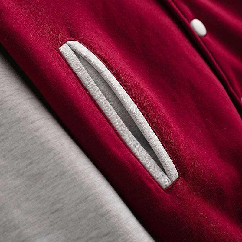 Supership-Veste de baseball décontractée à simple boutonnage avec logo, haut en coton à manches côtelées avec lettre, manteau cardigan adt, nouvelle arrivée, mode