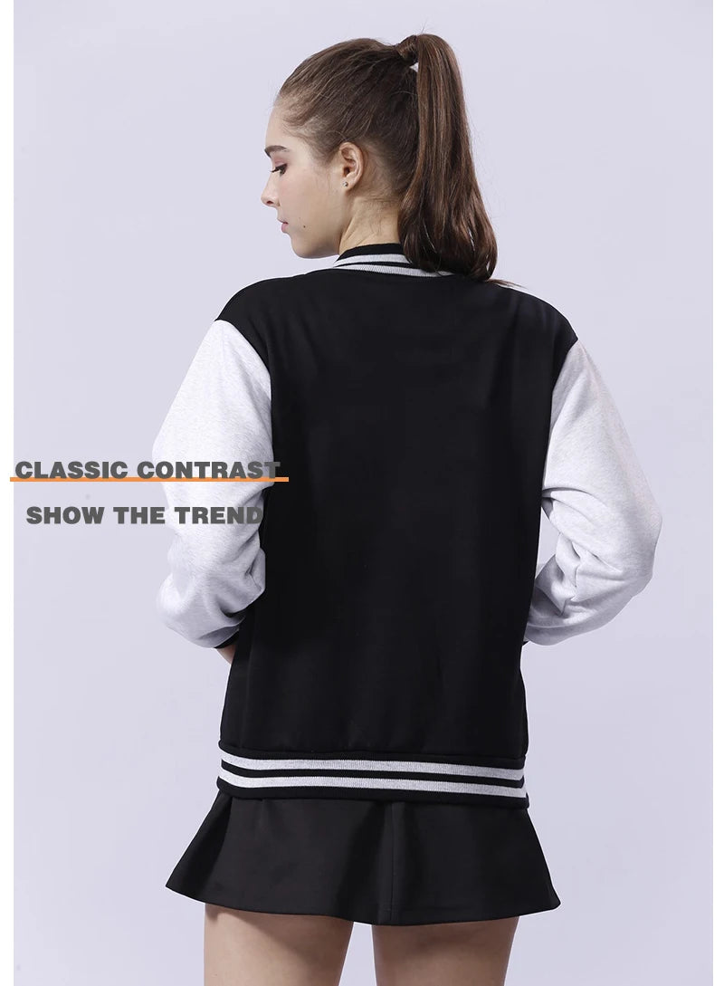 Seaport Angel City Los Angeles Lettre Impression Vestes Hommes S-5XL Sourire Uniforme De Baseball Surdimensionné Everthingadt Manteau De Mode