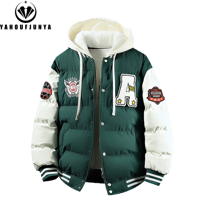 2025 nouveau hiver hommes en plein air coupe-vent chaud voyage veste hommes automne à capuche décontracté mode Sport marque veste ample mâle manteau haut